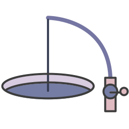 faire de la pêche Icône