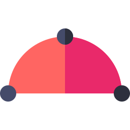 Semicircle icon