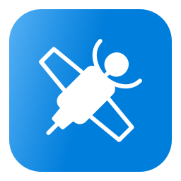 Space satellite icon