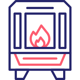 Pellet stove icon