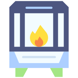 Pellet stove icon