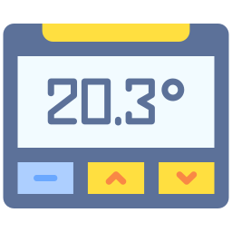 controle de temperatura Ícone