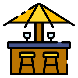 Beach bar icon