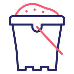 Sand bucket icon