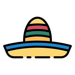 Mexican hat icon