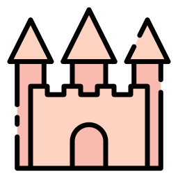 Sand castle icon