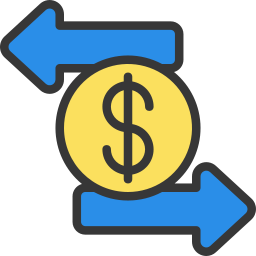 Money transfer icon