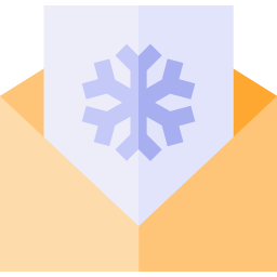 Christmas card icon