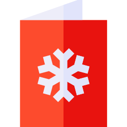 Christmas card icon