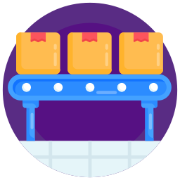 Conveyor belt icon