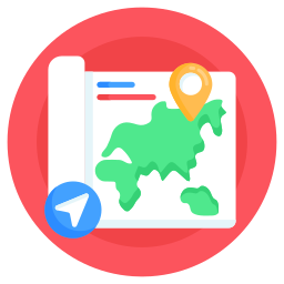 localização no mapa Ícone