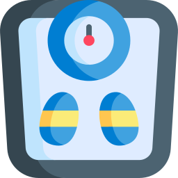 Weight scale icon