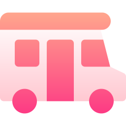 Camper van icon