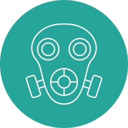 Gas mask icon