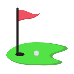 le golf Icône