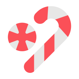 Candy cane icon