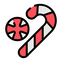 Candy cane icon