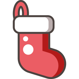 Christmas sock icon