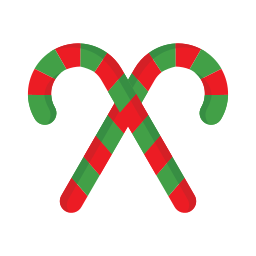 Candy cane icon