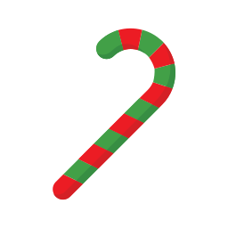 Candy cane icon