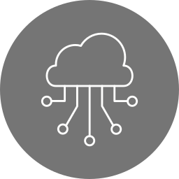 Cloud computing icon