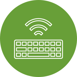 Wireless keyboard icon