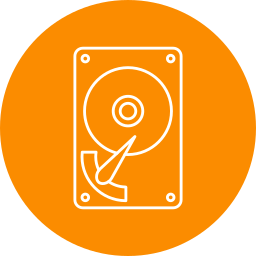 Hard disk icon