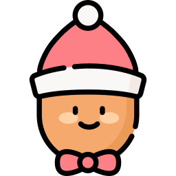 Gingerbread man icon