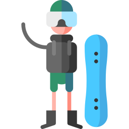 Snowboarding icon