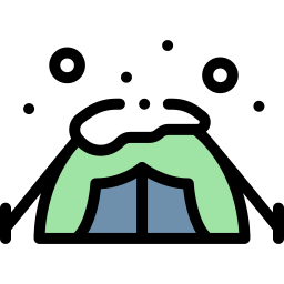 camping zelt icon