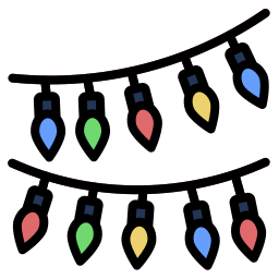 рождественские огни иконка