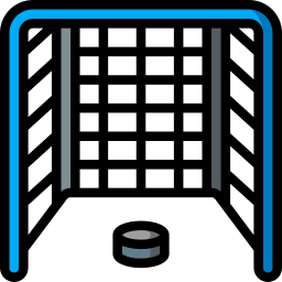 Hockey goal icon