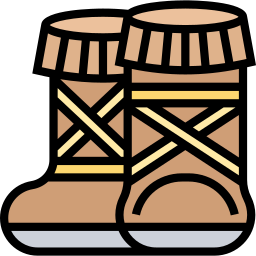 Hiking boots icon