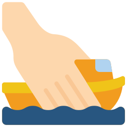 Toy boat icon