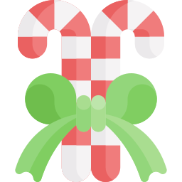 Candy cane icon