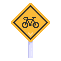 Bike lane icon