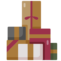 Christmas presents icon