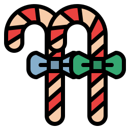 Candy canes icon