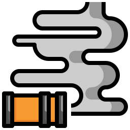 gaz lacrymogène Icône