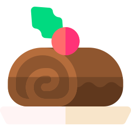 Roll cake icon