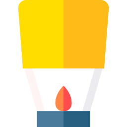 Sky lantern icon