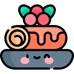 Roll cake icon