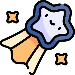 Shooting star icon