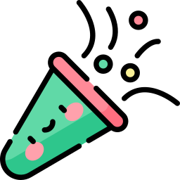 Party popper icon