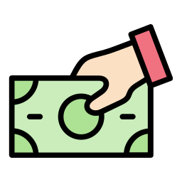 Cash payment icon