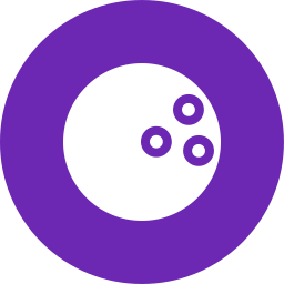 Bowling ball icon