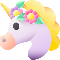 unicorno icona