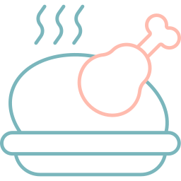 Roasted turkey icon