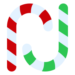 Candy cane icon