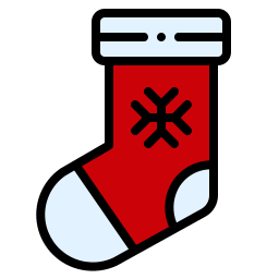 Christmas sock icon